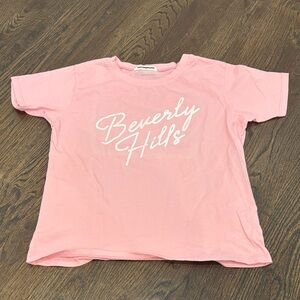 Prince Peter Collection Girl’s Pink Beverly Hills Tee Size Large
